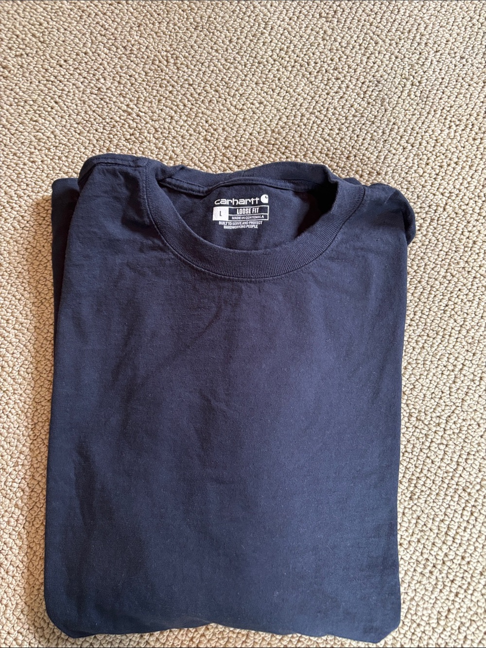 Carhartt Black Short-Sleeve Crewneck T-Shirt